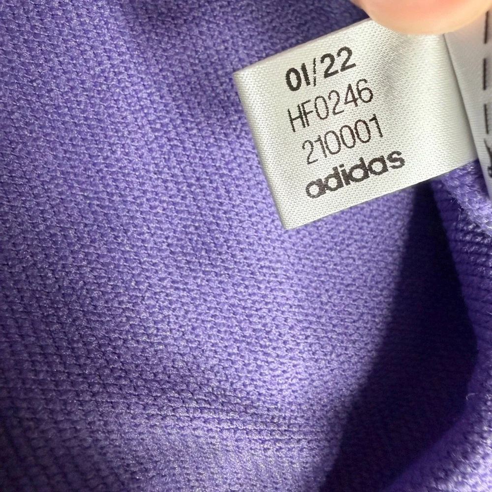 Adidas Mens Purple Sleeveless Basketball Hoodie Sweatshirt Large Magic Lilac